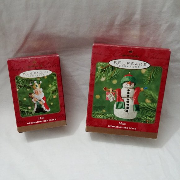 Hallmark Keepsake Ornaments - King Dad & 2001 Mom - Picture 3 of 12